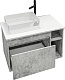 Grossman Мебель для ванной Фалькон 80 подвесная бетон – картинка-18